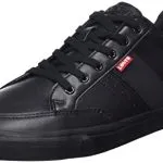 Chollo moda tallas sueltas: Levi's Turner 2.0, Zapatillas Hombre, Black, 45 EU