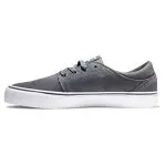 Chollo moda tallas sueltas: DC Shoes Trase-Zapatillas de Ante para Hombre, Gris y Rojo, 38 EU