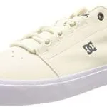 Chollo moda tallas sueltas: DC Shoes Hyde-Zapatillas de Piel para Hombre, Blanco Azul Marino, 38.5 EU