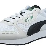 Chollo moda tallas sueltas: PUMA R78, Zapatillas Hombre, Multicolor (Puma Blanco Puma Black Feather Gray Archive Green), 39 EU