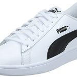 Chollo moda tallas sueltas: PUMA SMASH V2 L, Zapatillas Deportivas Unisex adulto, Blanco (White Black), 42 EU