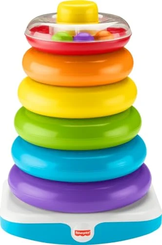 Oferta Productos para bebé: Fisher-Price- Pirámide balanceante gigante, juguete para niños +6 meses, Color surtido (Mattel GJW15)