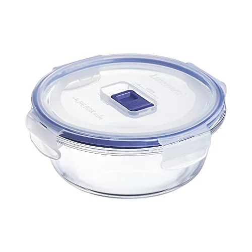 Oferta Casa: Luminarc Pure Box Active Recipiente Redondo Hermético Vidrio 14x6cm - 67cl Bicolor