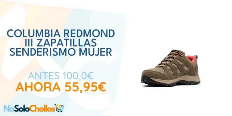 Oferta Zapatos: Columbia REDMOND III WATERPROOF Zapatillas De Senderismo Y Trekking impermeables Mujer , Marrón (Pebble x Red Coral), 37 EU