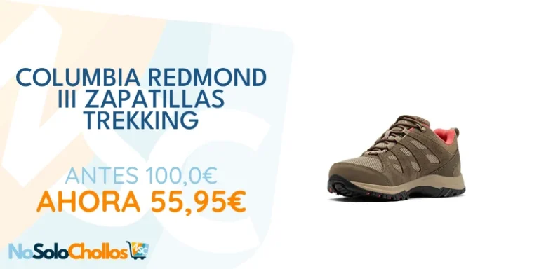 Oferta Zapatos: Columbia REDMOND III WATERPROOF Zapatillas De Senderismo Y Trekking impermeables Mujer , Marrón (Pebble x Red Coral), 39 EU