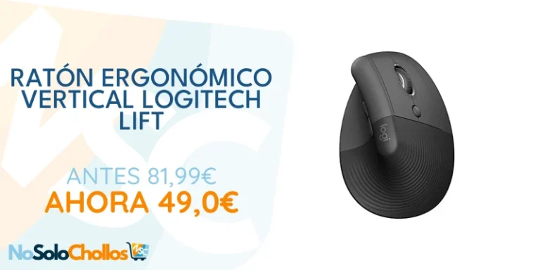 Oferta Ordenador personal: Logitech Lift Ratón Ergonómico Vertical, Inalámbrico, Bluetooth o receptor Logi Bolt USB, clics Silenciosos, 4 botones, compatible con Windows/macOS/iPadOS, portátil, PC - Grafito