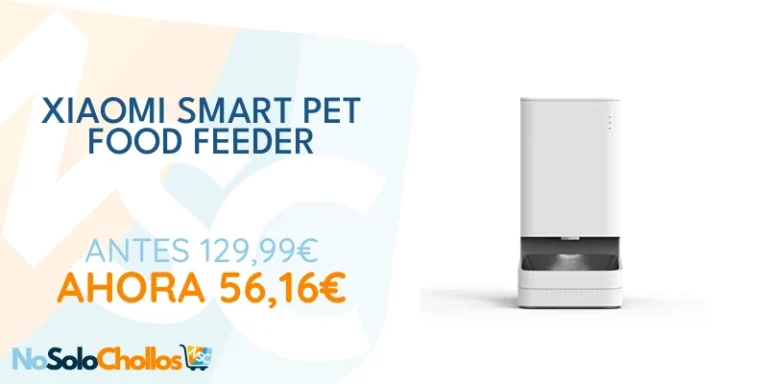 Oferta Casa: Xiaomi Smart Pet Food Feeder - Comedero automático para Perros y Gatos de pequeño y Mediano tamaño, dosificación automática con temporización, 1.8 Kg de alimento, hasta 20 días, App Xiaomi Home